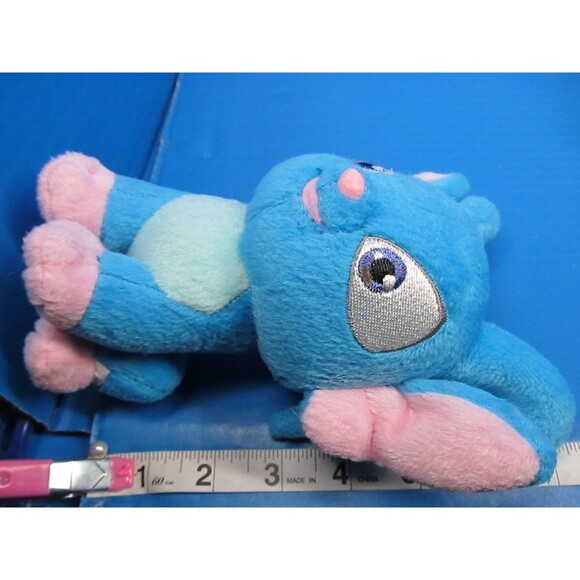 NEOPETS Lot of 2 Black Shadow Lupe Wolf 7" & Blue Acara 6" Stuffed Animal Plush - Picture 7 of 15